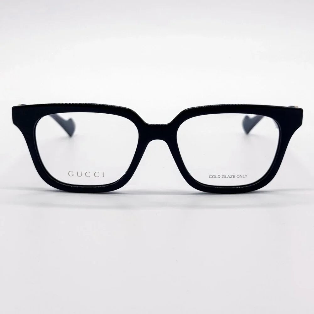 NEW GUCCI GG1536O 011 EYEGLASSES UNISEX BLUE EYEWEAR